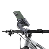 P100-A Outplorer Handlebar Clamp Kit for Motorcycle Air-Suspension Holder Anti-Shake Airbag Protecting Phone Lens, 360° Free Vision for 4.7''-7.2'' Phone, Aluminum Alloy Holder