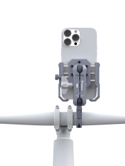 P100-C Outplorer Handlebar Mount Kit for Motorcycle Air-Suspension Holder Anti-Shake Airbag Protecting Phone Lens, 360° Free Vision for 4.7''-7.2'' Phone, Aluminum Alloy Holder