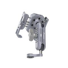 P100-B Outplorer Rearview Mirror Kit for Motorcycle Air-Suspension Holder Anti-Shake Airbag Protecting Phone Lens, 360° Free Vision for 4.7''-7.2'' Phone, Aluminum Alloy Holder