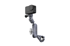 G100 Outplorer Motorcycle Air-Suspension Action Camera Mount Holder Kit, Anti-Shake Airbag Protecting Phone Lens, 360° Free Vision Aluminum Alloy Holder Compatible with GoPro